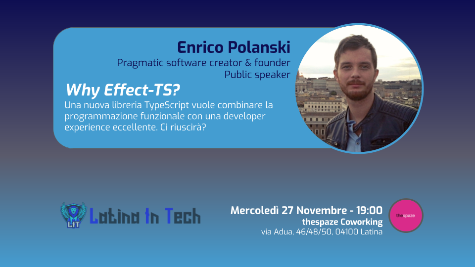 Event cover image Why Effect-TS