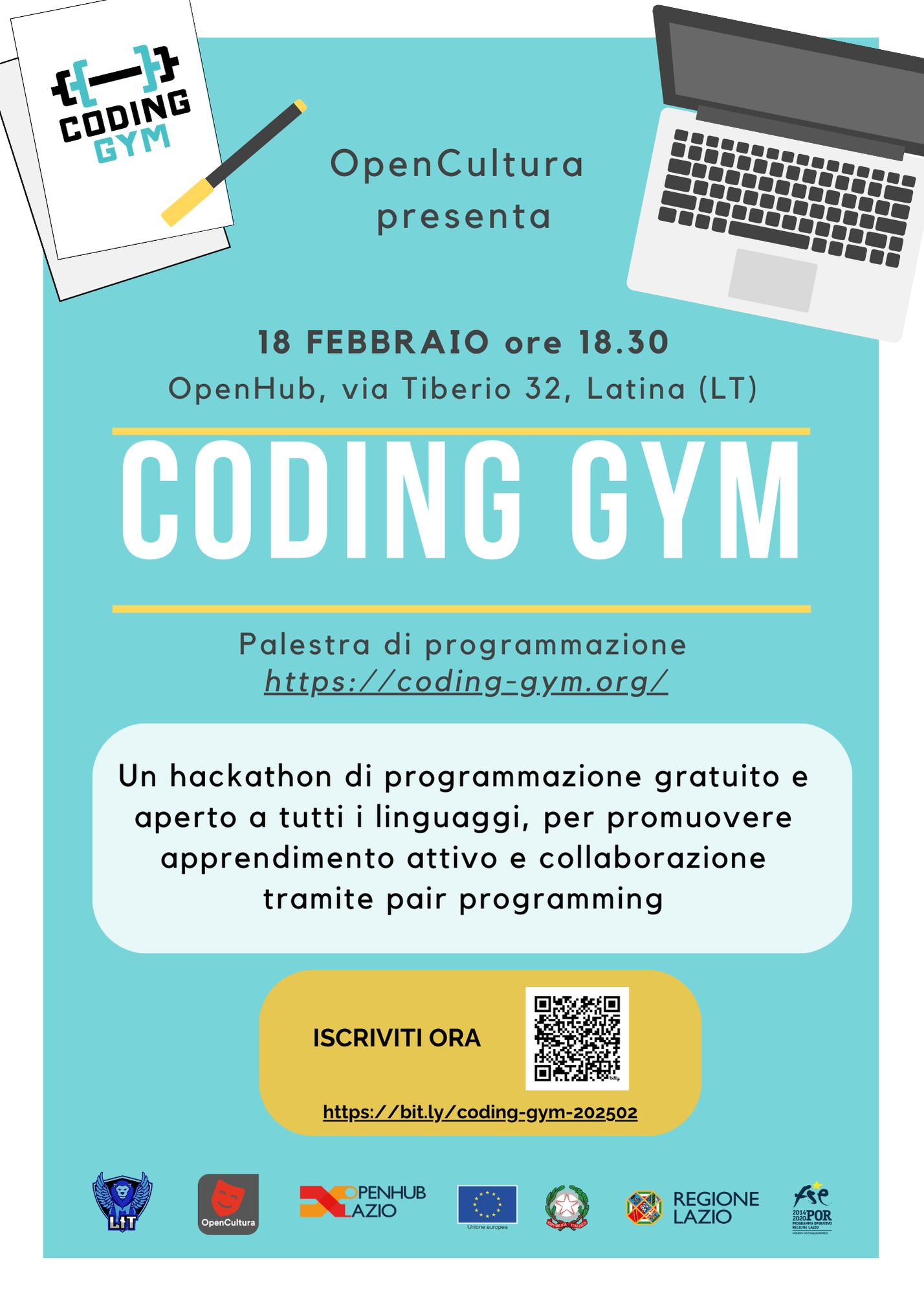 Event cover image Coding Gym Latina - Volume VII