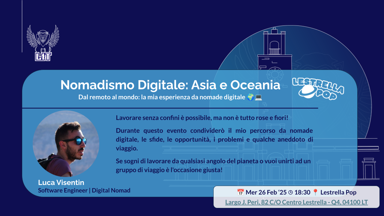 Event cover image Nomadismo Digitale - Asia e Oceania