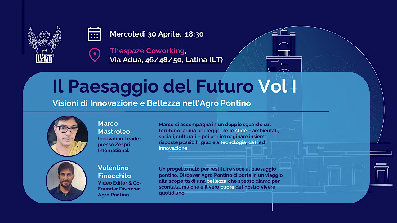 Event cover image Il Paesaggio del Futuro Vol I